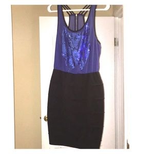 Racer back sequin dress
